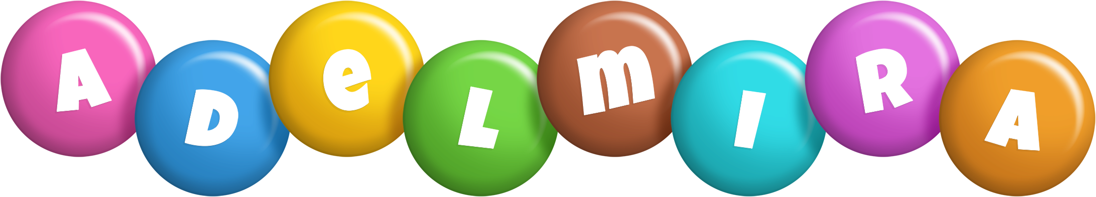 Adelmira candy logo