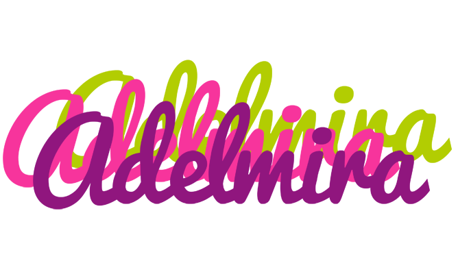 Adelmira flowers logo