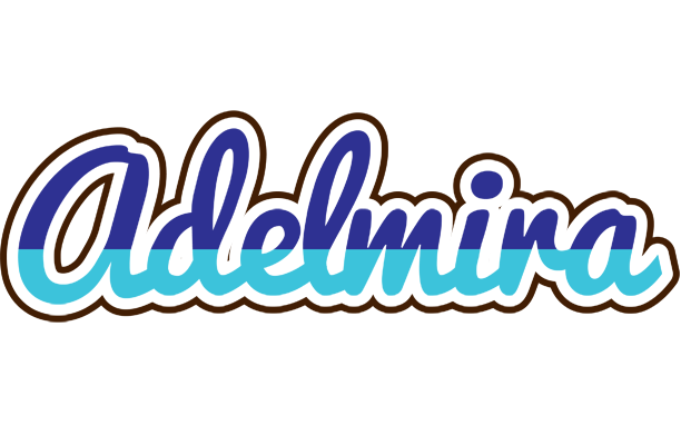 Adelmira raining logo