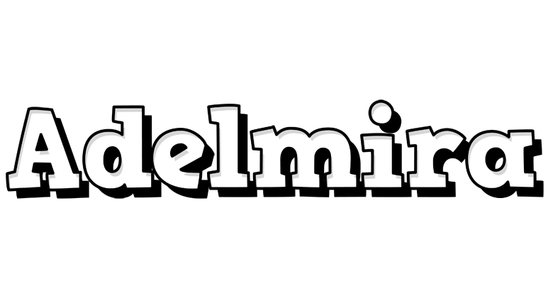 Adelmira snowing logo