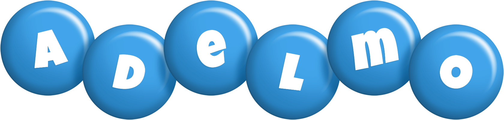Adelmo candy-blue logo