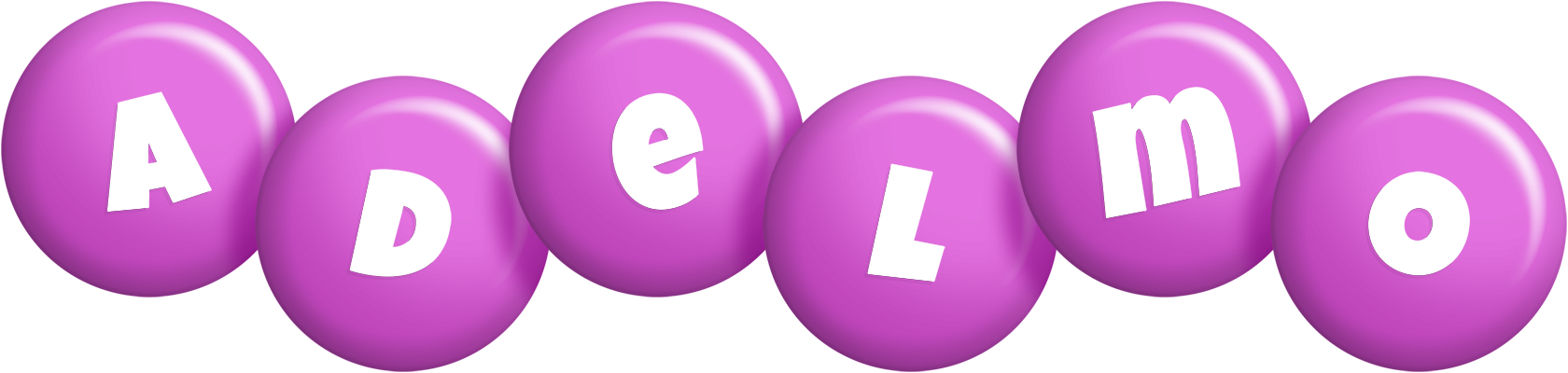 Adelmo candy-purple logo