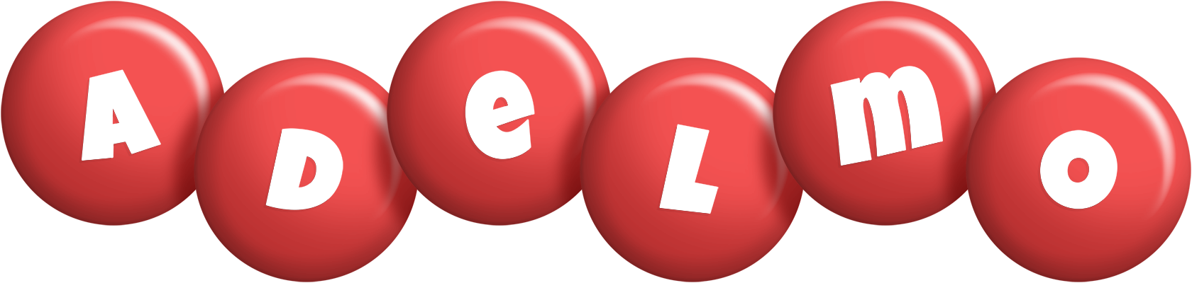 Adelmo candy-red logo