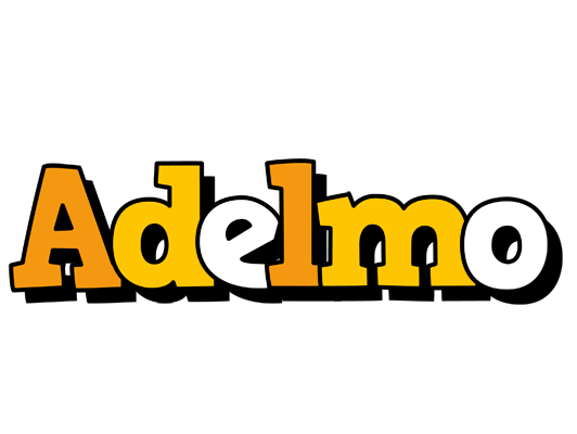 Adelmo cartoon logo