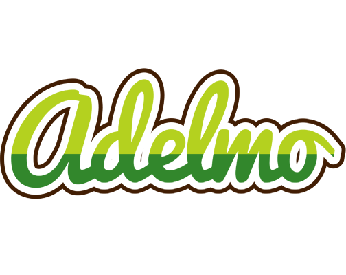 Adelmo golfing logo