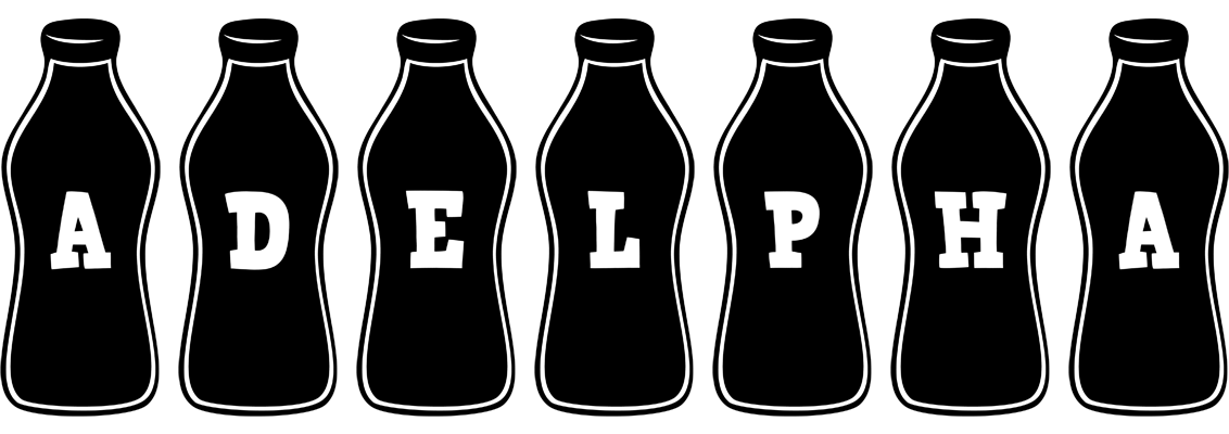 Adelpha bottle logo
