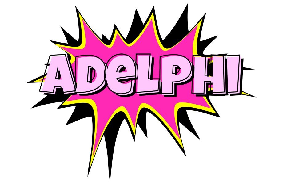 Adelphi badabing logo