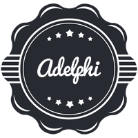 Adelphi badge logo