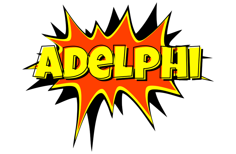 Adelphi bazinga logo