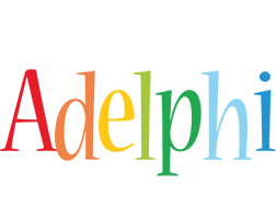 Adelphi birthday logo