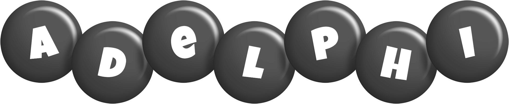 Adelphi candy-black logo