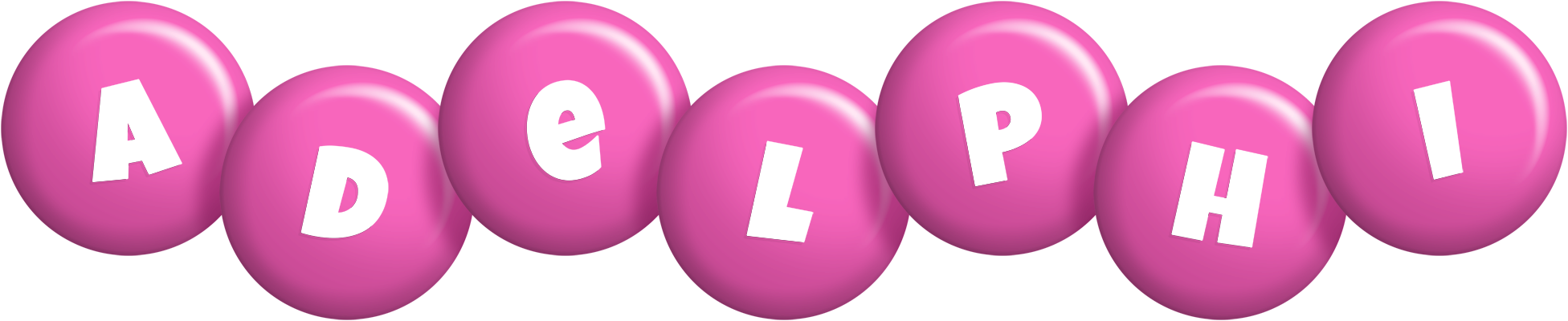 Adelphi candy-pink logo