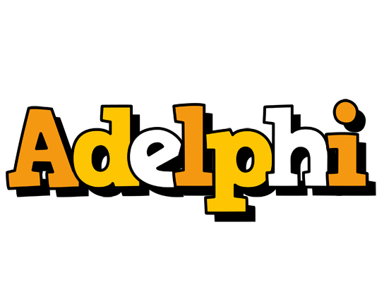 Adelphi cartoon logo