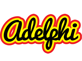 Adelphi flaming logo