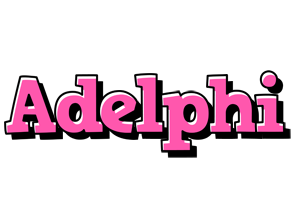 Adelphi girlish logo