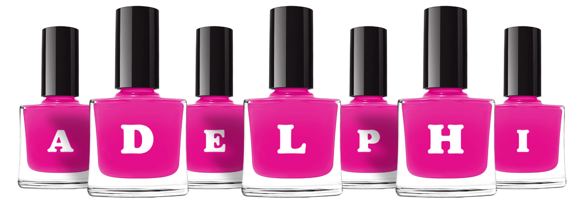 Adelphi nails logo