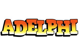 Adelphi sunset logo