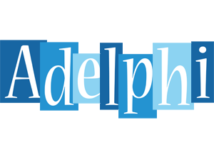 Adelphi winter logo