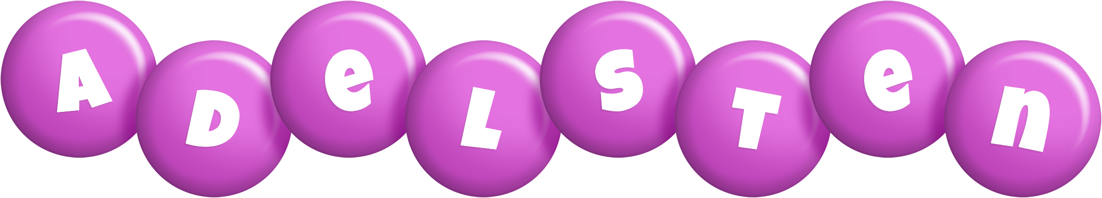 Adelsten candy-purple logo