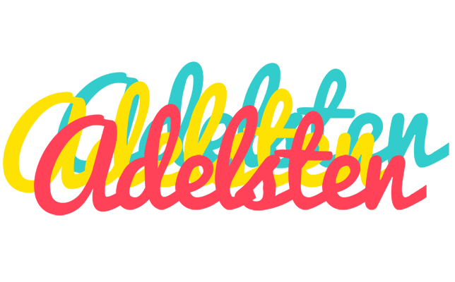 Adelsten disco logo