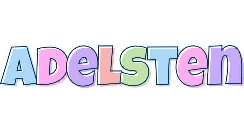 Adelsten pastel logo