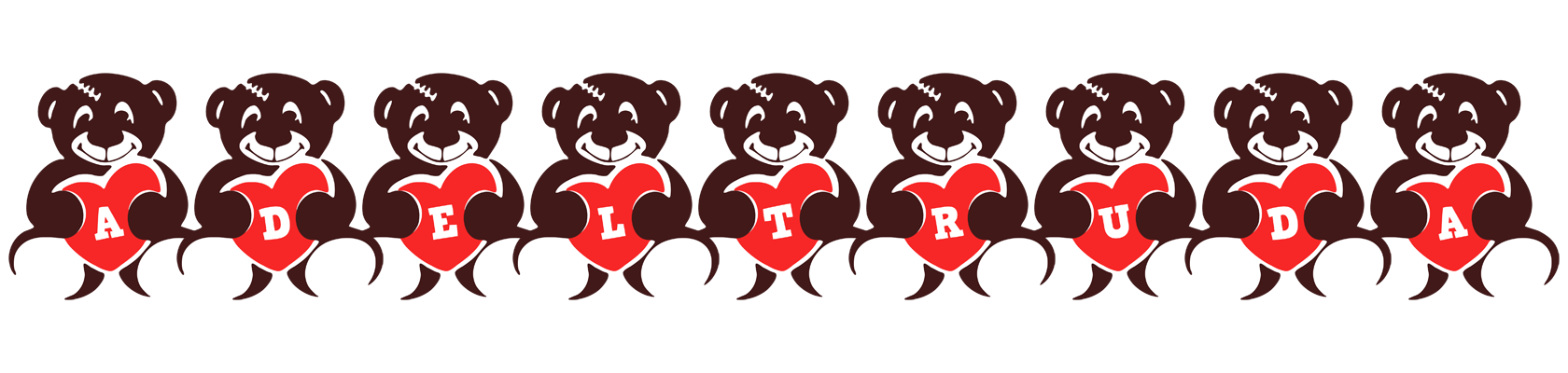 Adeltruda bear logo