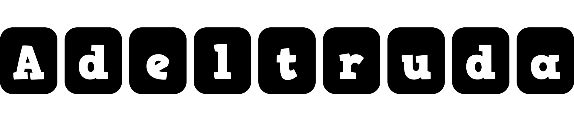 Adeltruda box logo