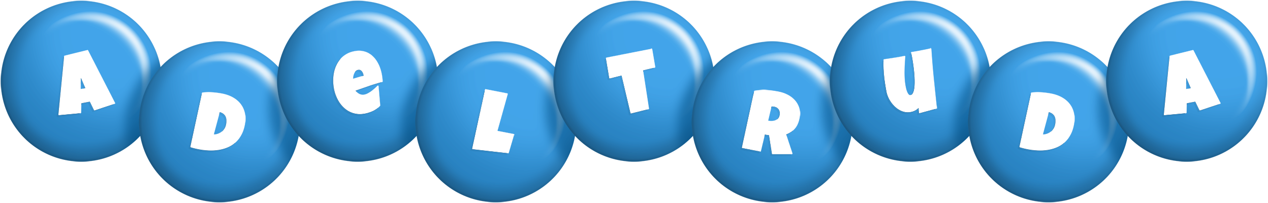Adeltruda candy-blue logo
