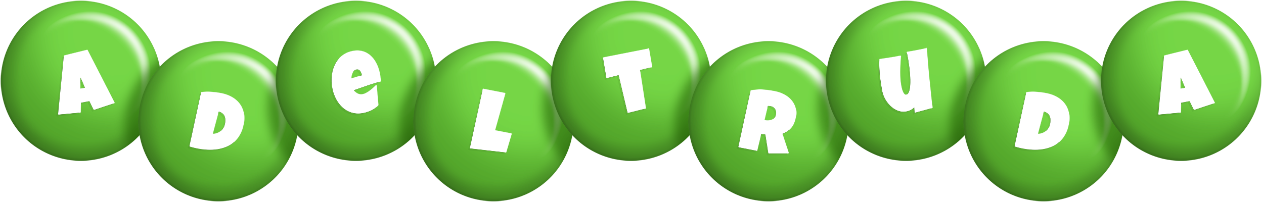 Adeltruda candy-green logo