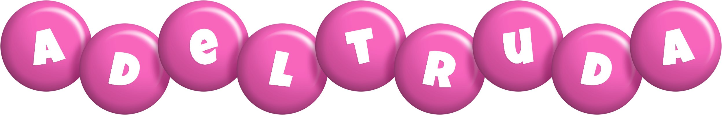 Adeltruda candy-pink logo
