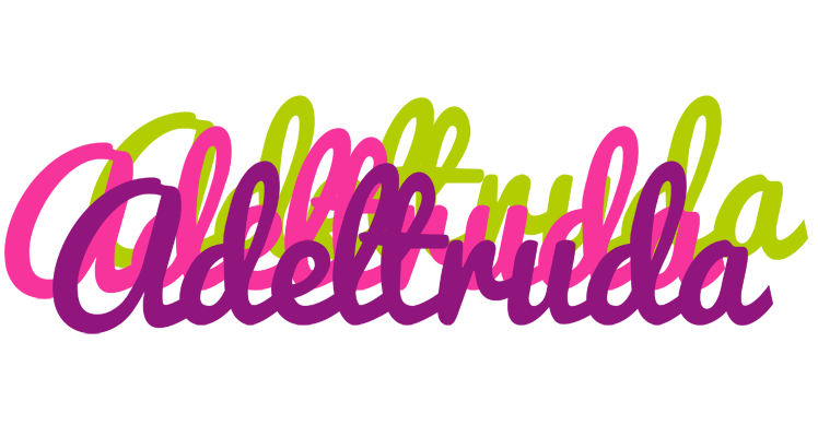 Adeltruda flowers logo