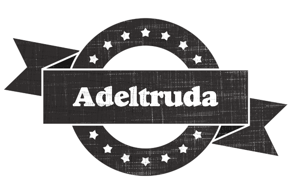 Adeltruda grunge logo