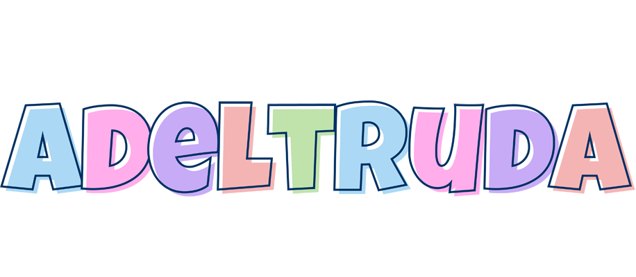 Adeltruda pastel logo
