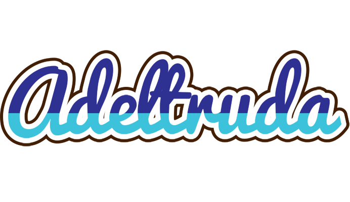 Adeltruda raining logo