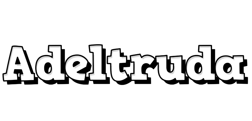 Adeltruda snowing logo