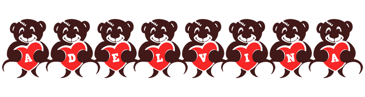 Adelvina bear logo