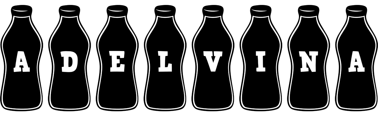 Adelvina bottle logo