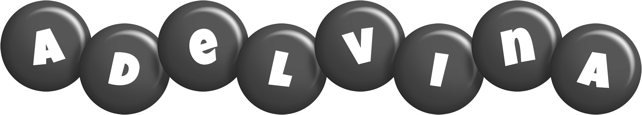 Adelvina candy-black logo