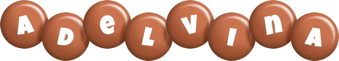 Adelvina candy-brown logo
