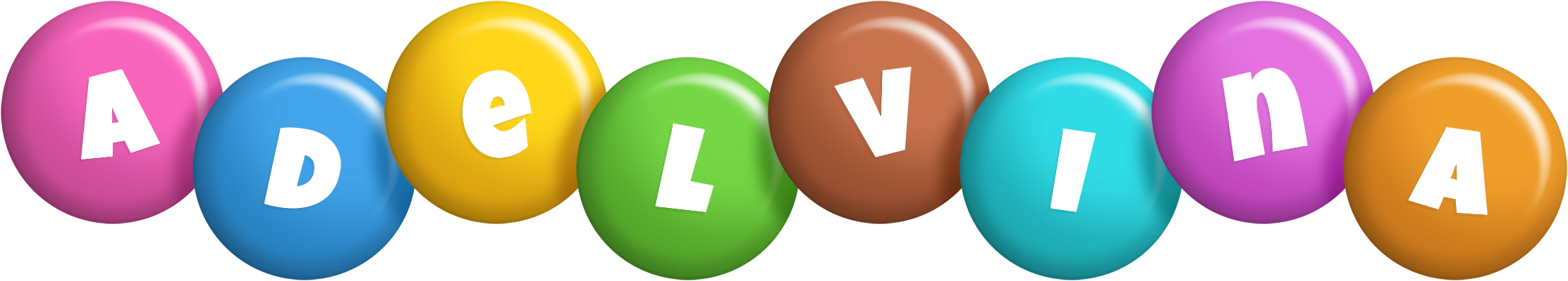 Adelvina candy logo