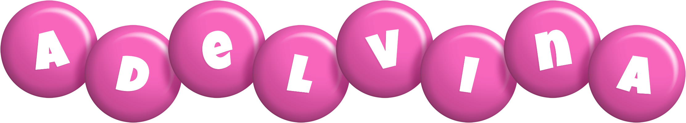 Adelvina candy-pink logo