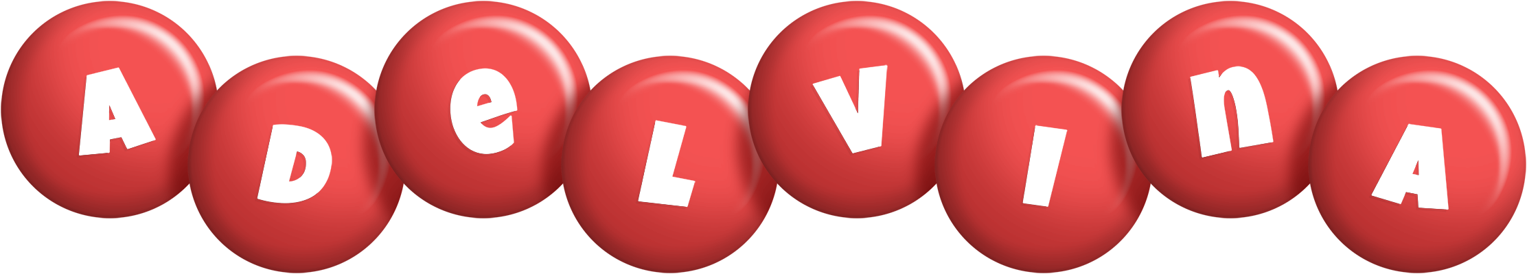 Adelvina candy-red logo