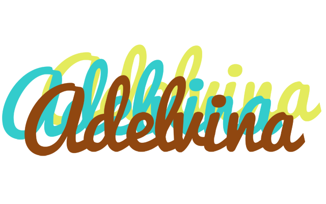 Adelvina cupcake logo