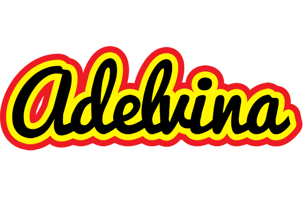 Adelvina flaming logo