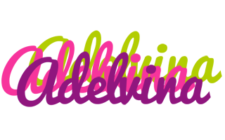 Adelvina flowers logo