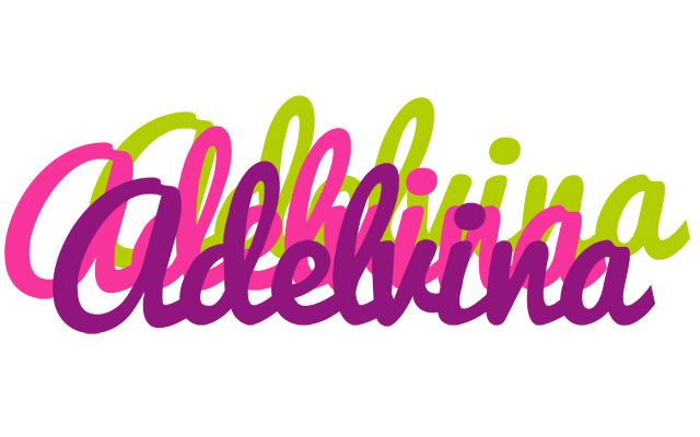 Adelvina flowers logo