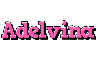 Adelvina girlish logo