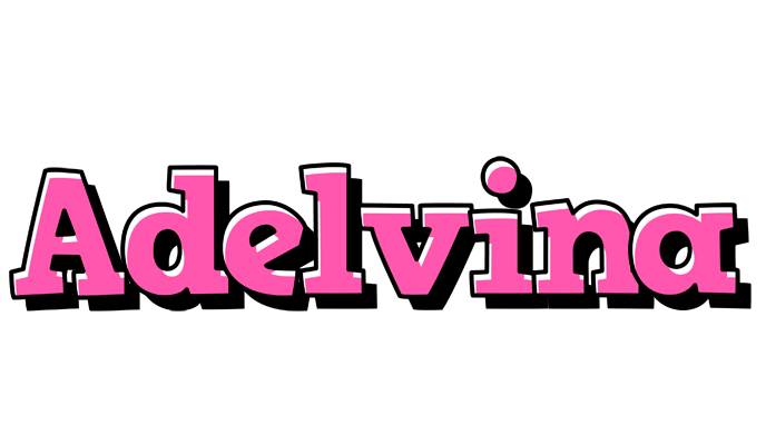Adelvina girlish logo