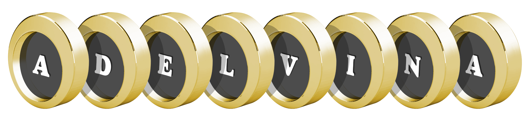 Adelvina gold logo