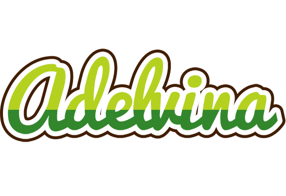 Adelvina golfing logo